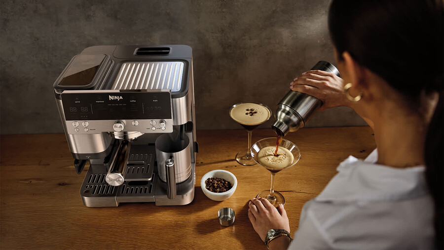 máquina de café expreso ninja luxe café premier es601uk