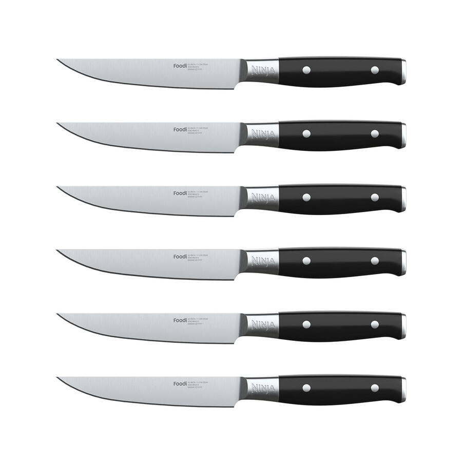 cuchillos para carne ninja foodi staysharp – juego de 6 piezas k32106uk