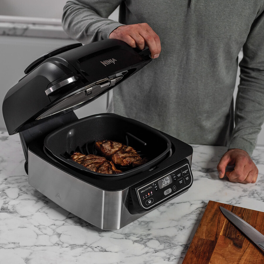 parrilla y freidora de aire ninja foodi health ag301uk