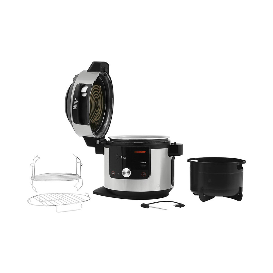 ninja foodi max 15 en 1 smartlid multi-cooker con sistema de cocción inteligente 7.5l ol750uk